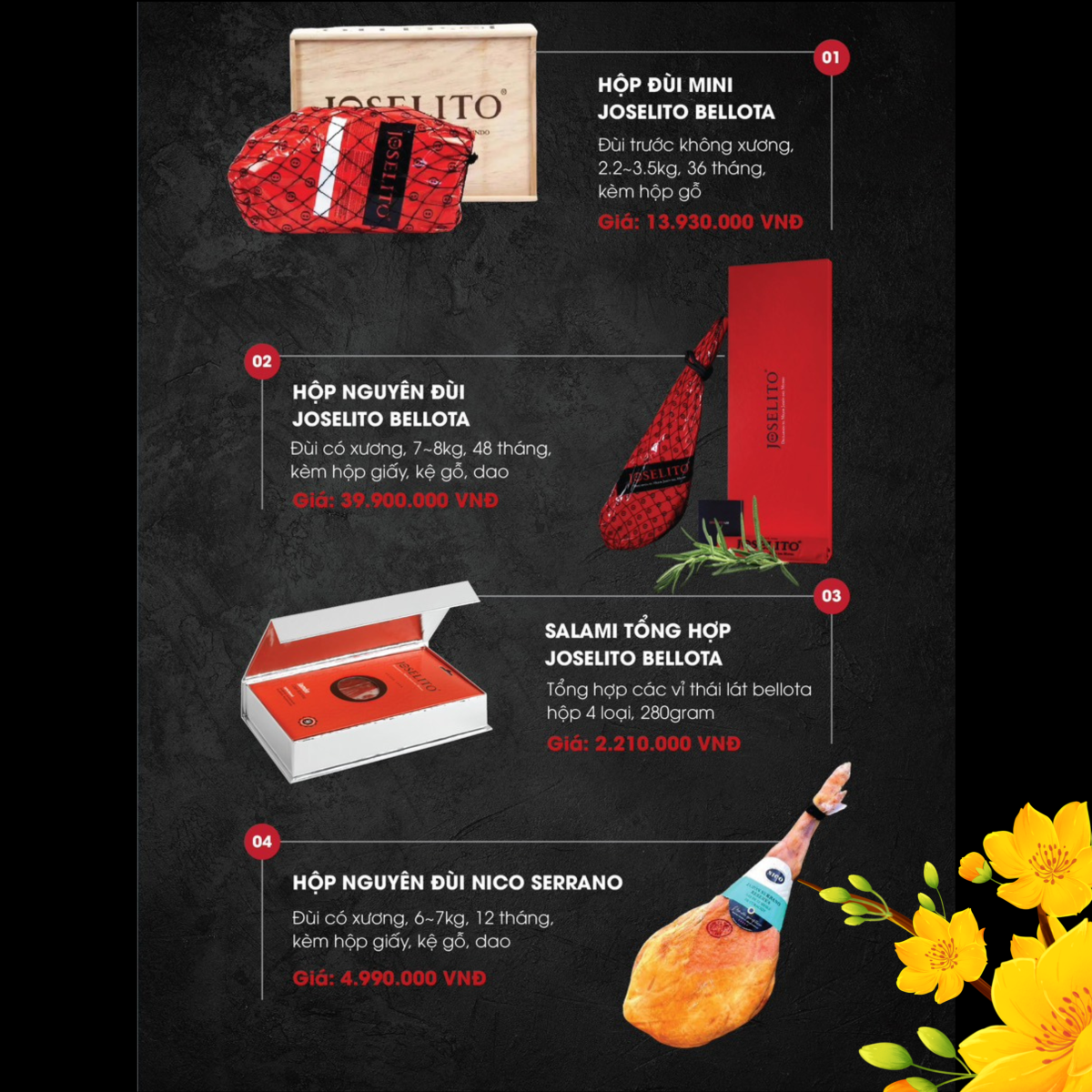 20+ set quà tặng Tết độc đáo, sang trọng từ thực phẩm cao cấp Bộ quà